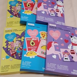 - 6 Boxes. Valentine Card Assortment.